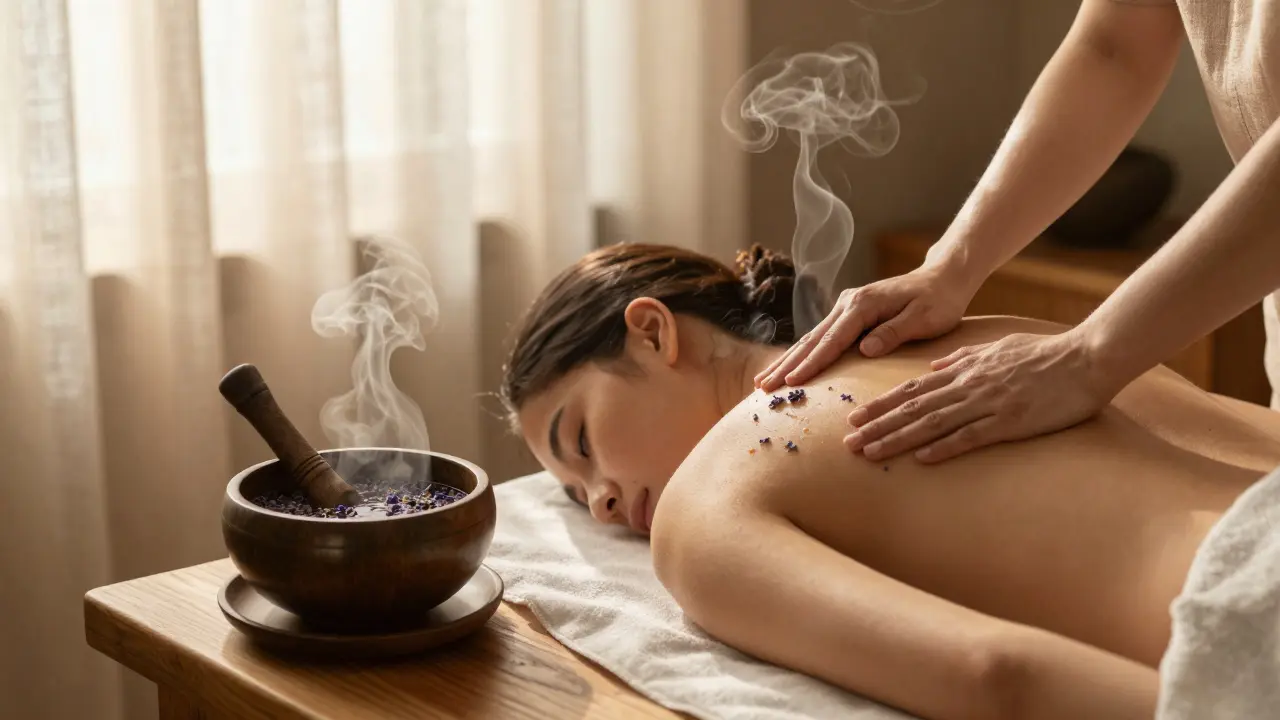 Aromaterapeutická masáž: Jak esenciální oleje uvolňují tělo a mysl