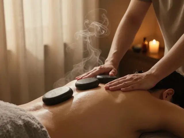 10 důvodů, proč byste měli vyzkoušet masáž lávovými kameny