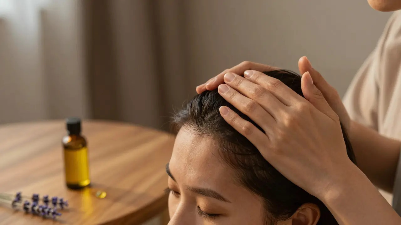 Čím masírovat vlasy? Nejlepší přírodní oleje pro antimigrenovou masáž