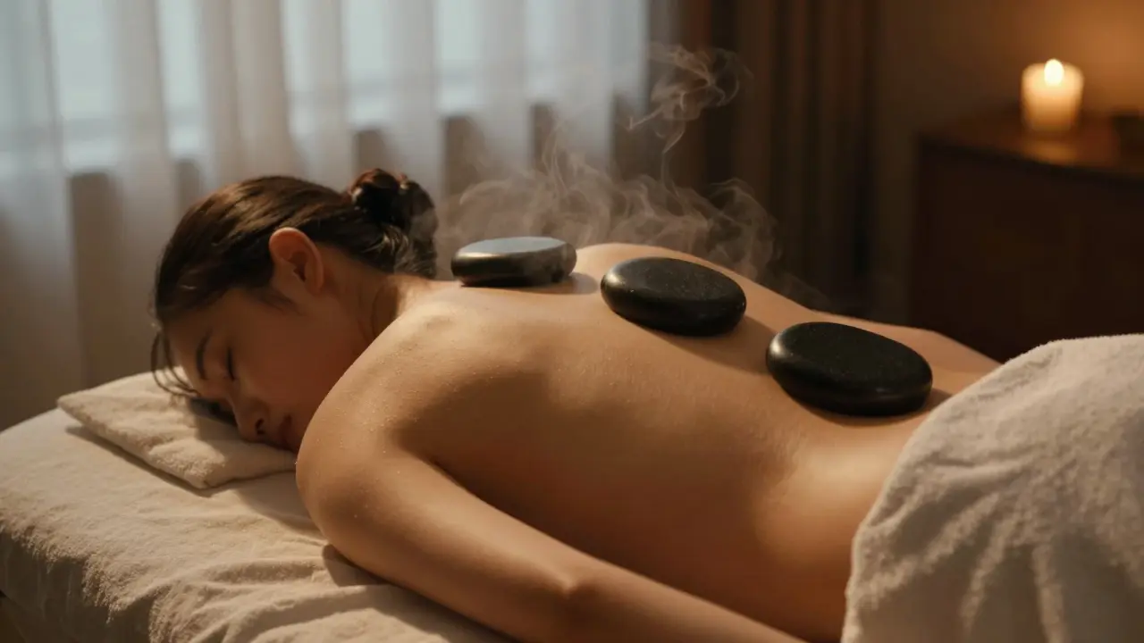 Masáž lávovými kameny: Jak se dostat do stavu hluboké relaxace