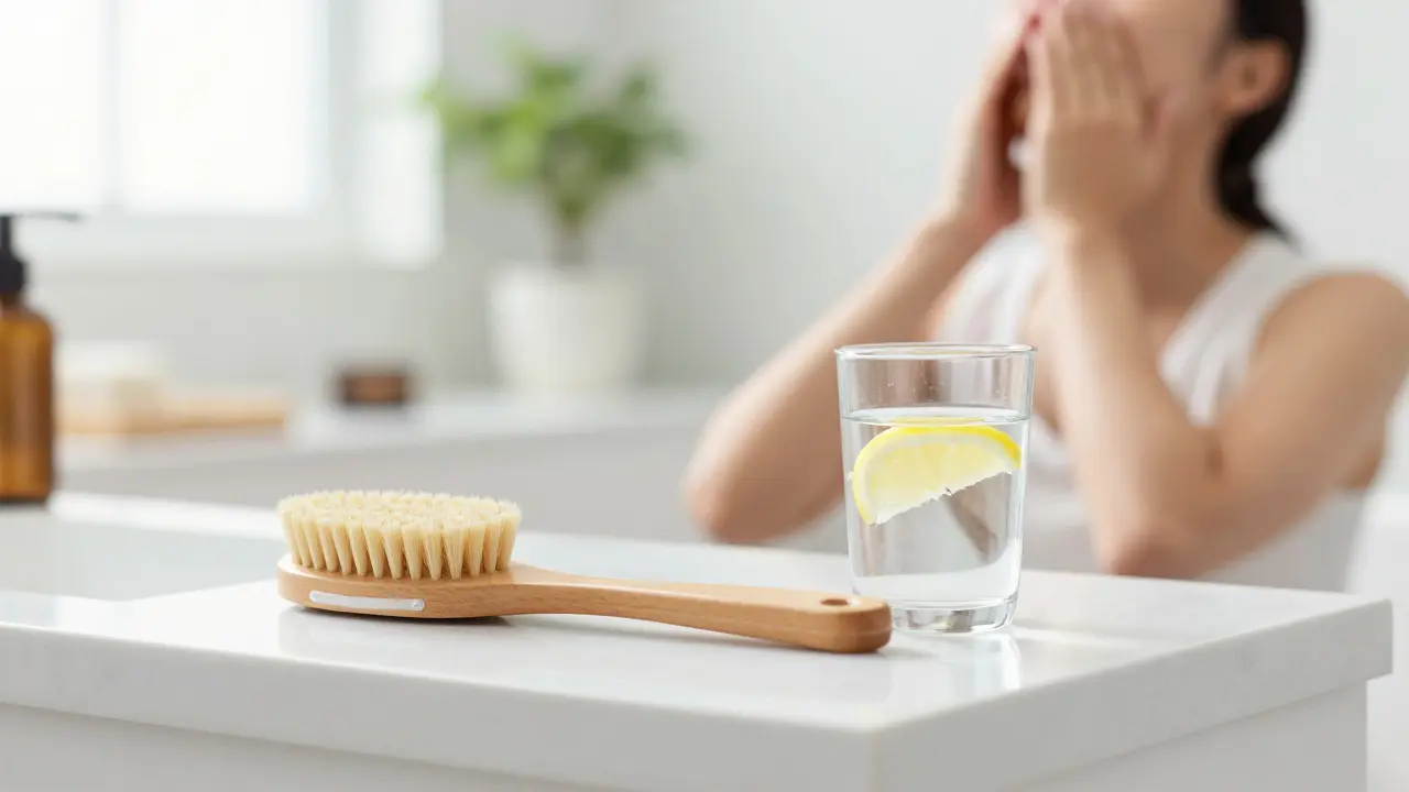 Kvarty pro domácí detox: přírodní kartáč a čistá voda