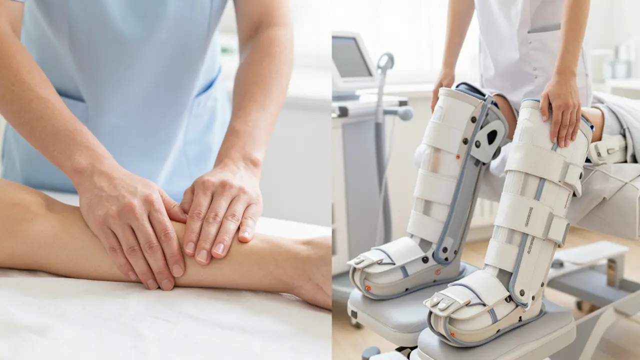 Srovnání manuální lymfatické drenáže a pressoterapie
