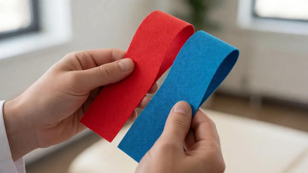 Jaký je rozdíl mezi barvami tejpů? Průvodce výběrem